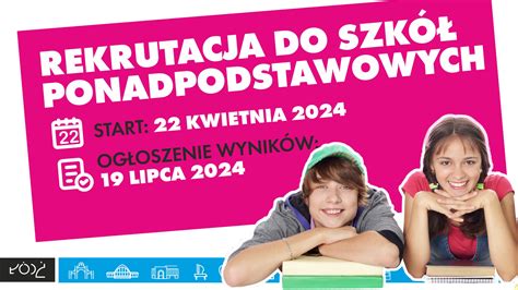 Nabór do szkół ponadpodstawowych Szkola Podstawowa nr 19 im Wandy