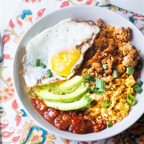 Last time we checked, eggs came from hens and not boxes. Mexican Breakfast Bowls - Dan330