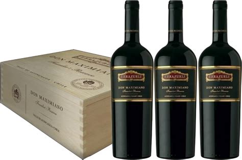 Hij wilde opmerkzame, tijdloze wijnen maken. Vina Errazuriz Don Maximiano Founders Reserve Vertikal