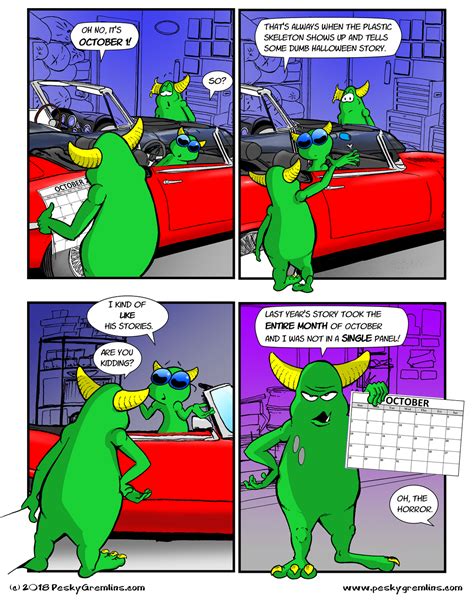 Pesky Gremlins Comic 414 Absent But Not Missed Pesky Gremlins