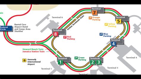 Newark Airport Map Airtrain