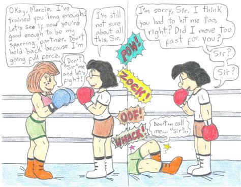 P Patty And Marcie Boxing By Jose Ramiro On Deviantart