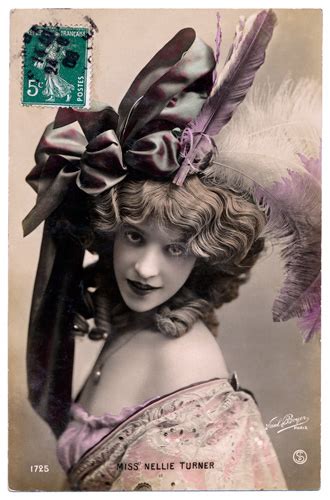 Boudoir Cards Belle Epoque Postcards Nellie Turner