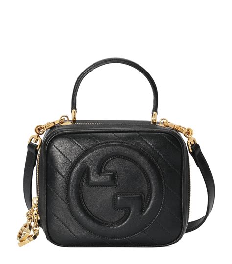 Gucci Leather Blondie Top Handle Bag Harrods Us