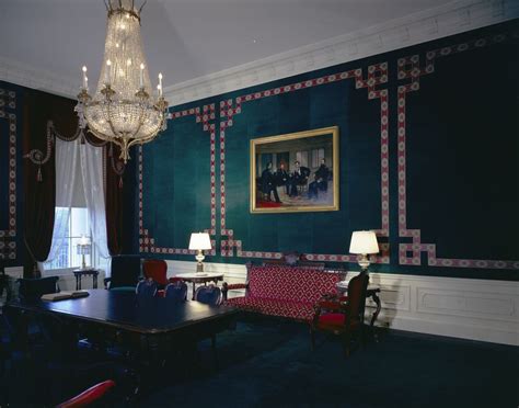Kn C21333 Treaty Room White House Interior White House Rooms Red Rooms