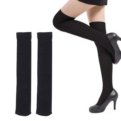 Autumn Winter Women Girls Opaque Over Knee Thigh High Elastic Sexy Stockings Hot Fashion Female