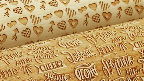 How To Laser Engrave An Embossing Rolling Pin