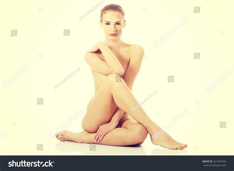 Beautiful Caucasian Naked Woman Sitting Fresh Stock Photo Shutterstock