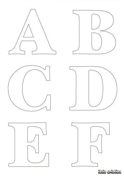 Molde De Letras Para Imprimir Alfabeto Completo Fonte Vazada Coloring