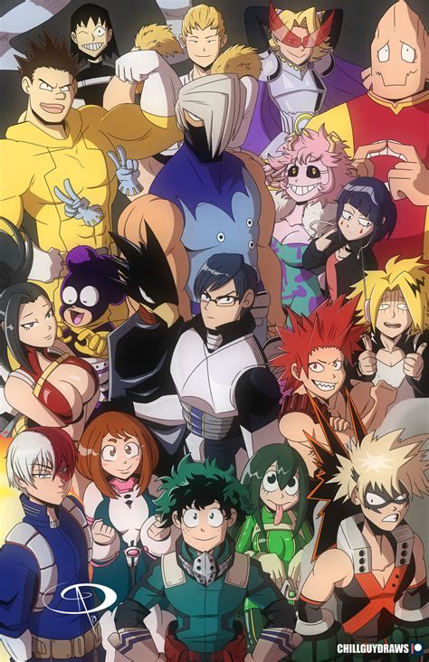 My hero academia announced its intent to post two new episodes for fans earlier this month. My Hero Academia - Class 1A by Chillguydraws on DeviantArt
