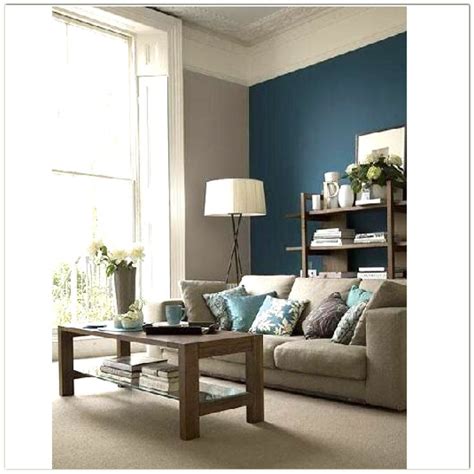 Teal Accent Wall Grey Walls Taupe Sofa Home Design