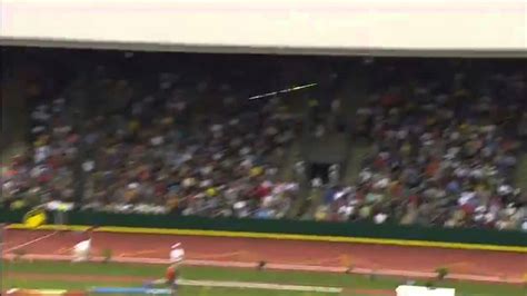The stadiums are not big enough to hold the javelin anymore. javelin throw - YouTube
