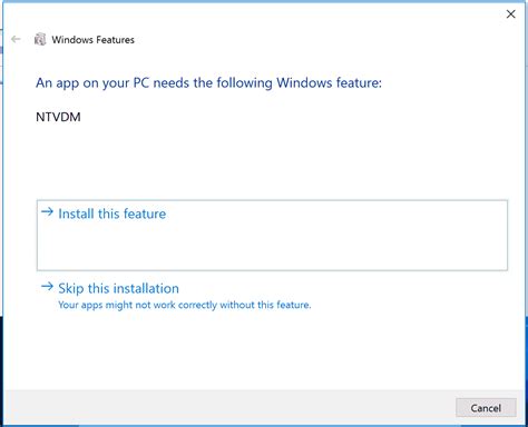 How To Enable 16 Bit Application Support In Windows 10
