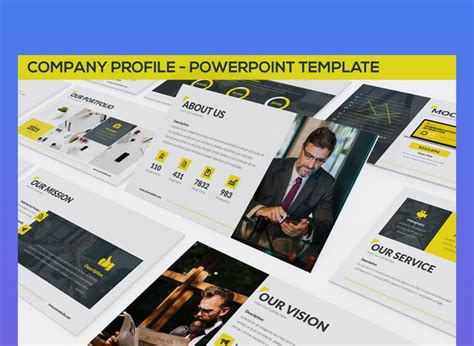 Company Profile Free Template Powerpoint Template Printable