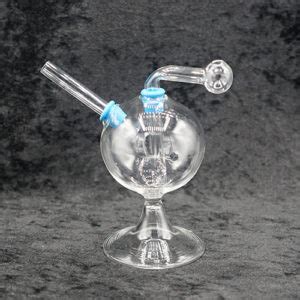 Oil Burner Bubbler Glass Bubble Inches With Base Ssmokeshop