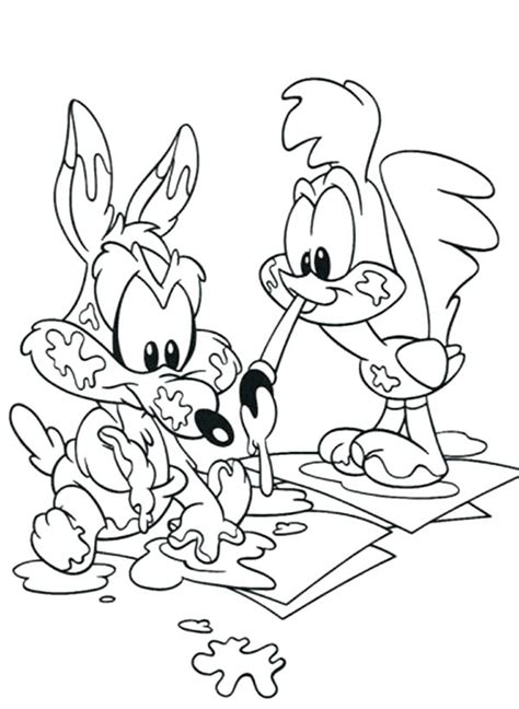 Realistic bird coloring pages greater roadrunner. Road Runner Cartoon Drawing at GetDrawings | Free download