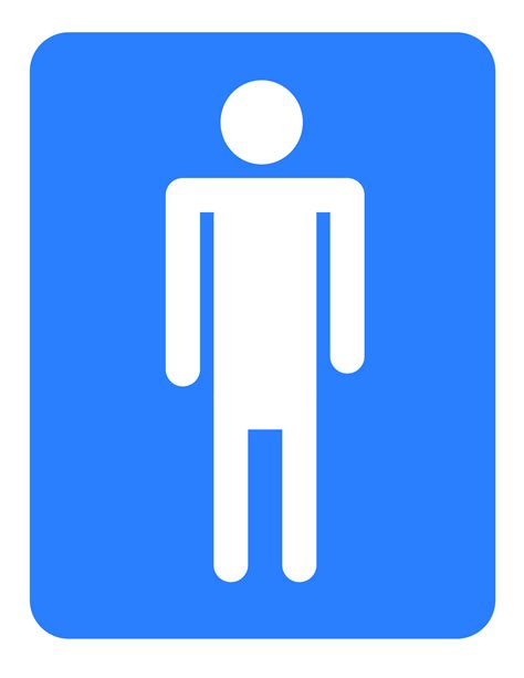 Men Restroom Icon Png Transparent Background Free Download 42390