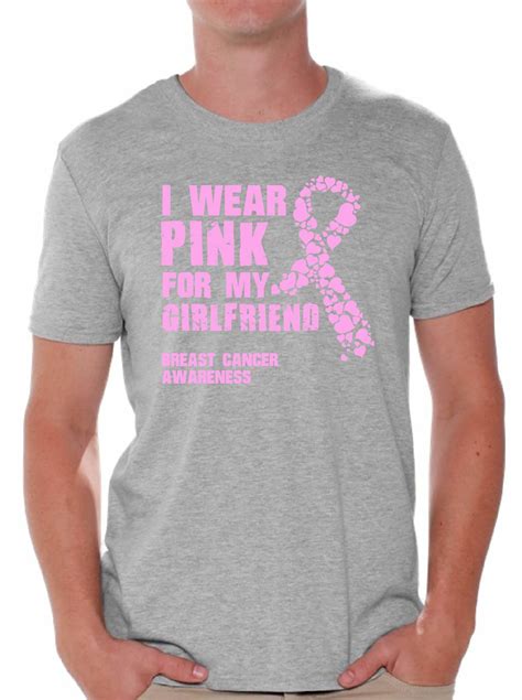 Breast Cancer Awareness T Shirts Mens Cancer Awareness Shirts Pink