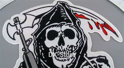 2020 Wholesale Sons Of Anarchy Patch Original Embroidery Twill Biker