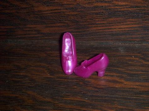 Barbie Or Tressy Size Fuchsia Bow Closed Toe High Heel Pumps Mules Shoes