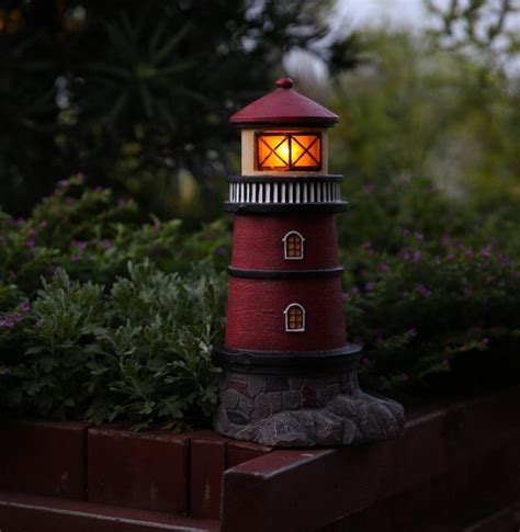 More than 24 wood decorative lighthouse at pleasant prices up to 31 usd fast and free worldwide shipping! Solar Lighthouse Garden Statue Outdoor Light | Fresh ...