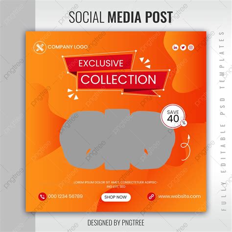 Gambar Tonton Promosi Produk Template Spanduk Media Sosial Premium Psd
