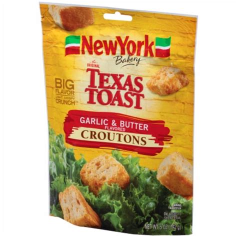 New York Bakery Texas Toast Garlic And Butter Croutons 5 Oz Frys Food Stores