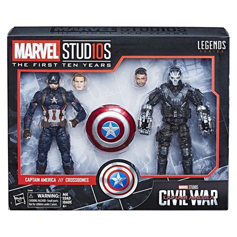 Captain America And Crossbones Action Figure 2 Pack Marvel Legends Mcu