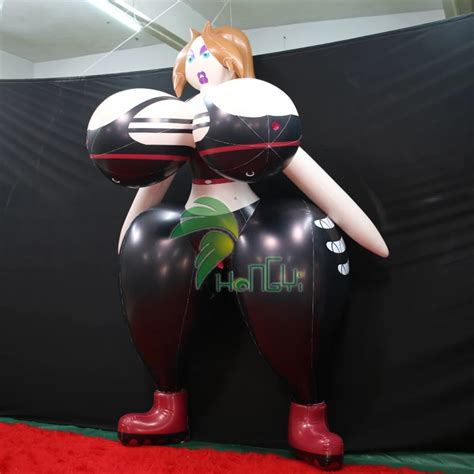 Hongyi Sph Inflatable Anime Girl Custom Inflatable Big Boobs Air Doll