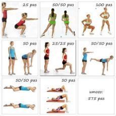 Гимнастика, физ.упражнения. | Упражнения для худых ног, Упражнения ...