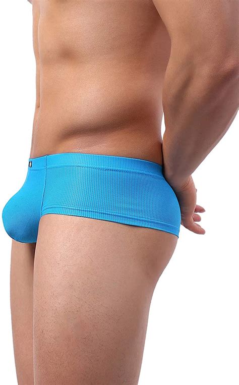 Ikingsky Men S Cheeky Thong Underwear Mini Cheek Boxer Briefs Sexy Brazilian Bac Ebay