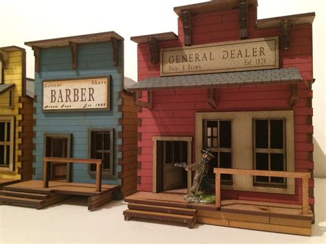 Empires At War Blog 28mm Set Of 5 Ready Made Old West Buildings For