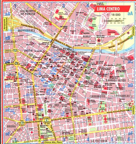 Map Of Lima Peru Free Printable Maps