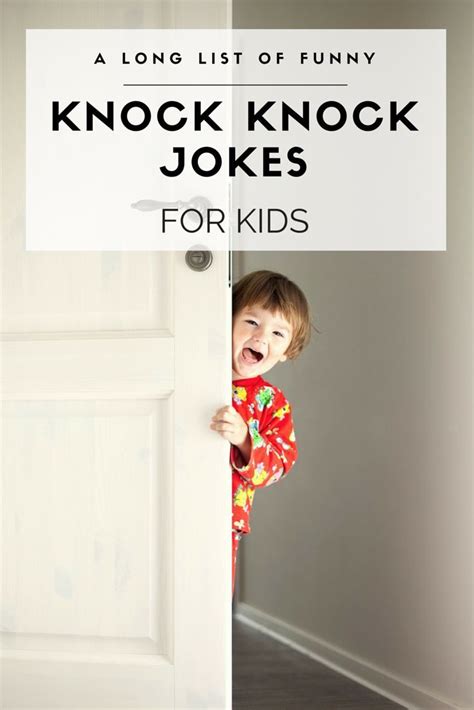 75 Funny Kids Knock Knock Jokes Travel Jokes