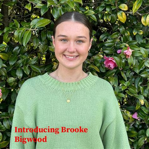 Welcome Brooke Bigwood