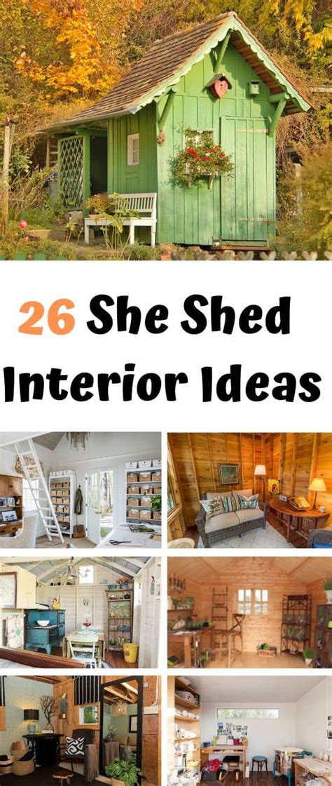 26 beautiful she shed interior design ideas [with pictures]