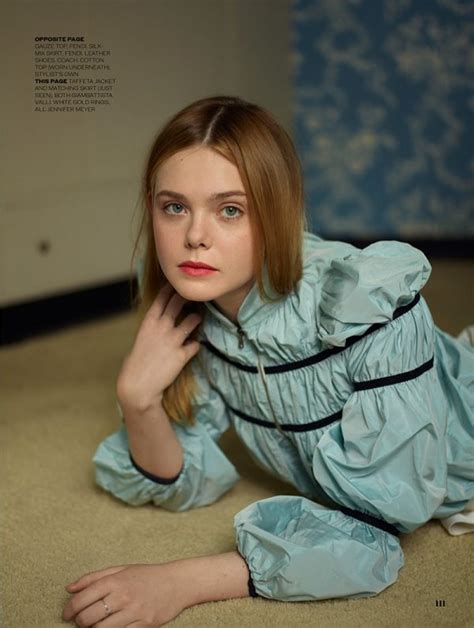 Elle Fanning Charms In Enchanting Looks For Elle Uk Fashion Gone Rogue