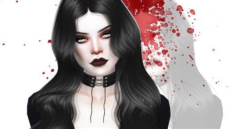 The Sims 4 Create A Sim Vampire Youtube