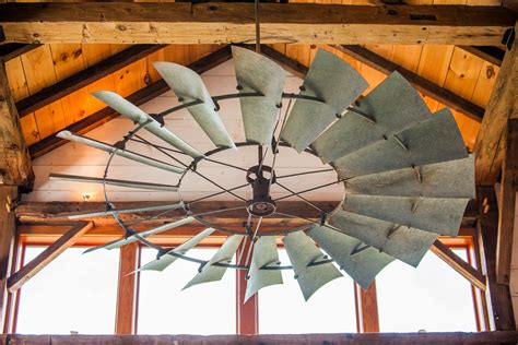 Large Barn Ceiling Fans Rustic House Windmill Decor Windmill