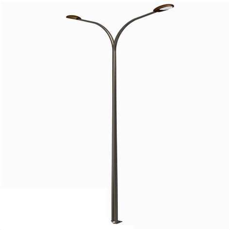 9m Mild Steel Double Arm Street Light Pole At Rs 4100piece In
