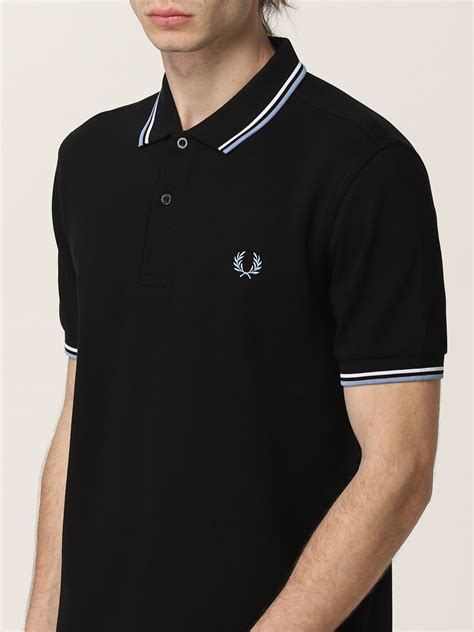 Fred Perry Polo Shirt For Men Black 2 Fred Perry Polo Shirt M3600 Online On Gigliocom