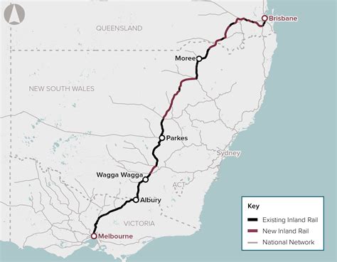 Sydney To Brisbane Train Route Map