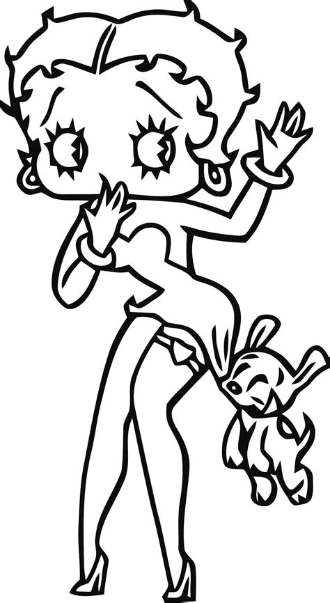 Sexy Betty Boop Pages Coloring Pages