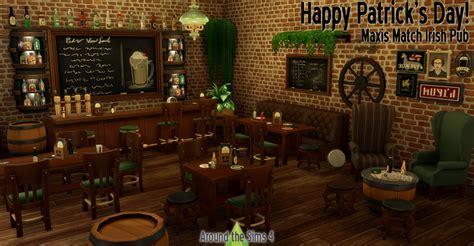 Around The Sims 4 Custom Content Download Irish Pub