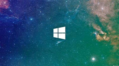 Картинки Windows 10 логотип космос обои 1366x768 картинка №301838