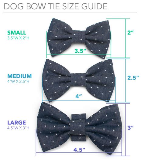 Our Brighton Bow Tie For Dogs Is Made Of A Navy Cotton Fabric With A