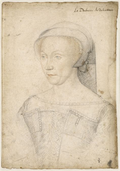 Jean Clouet Diane De Poitiers Duchesse De Valentinois 1499 1566 Images D’art