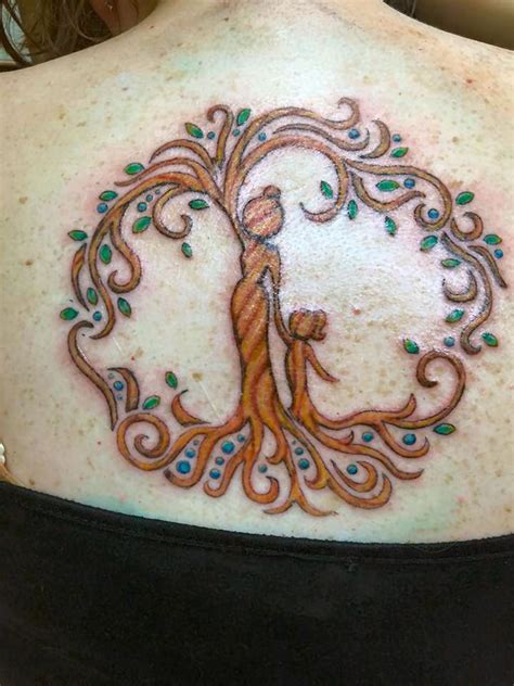 Motherhood Tree Of Life Tattoo By Kara Storey Tattoo Motherhood