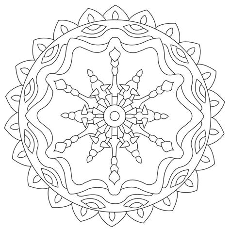 A Black And White Image Of A Circular Design