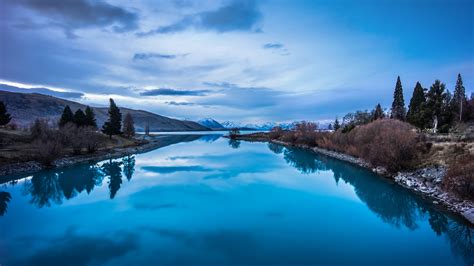 壁纸 蓝色自然景观，山，湖光倒影 2560x1600 Hd 高清壁纸 图片 照片